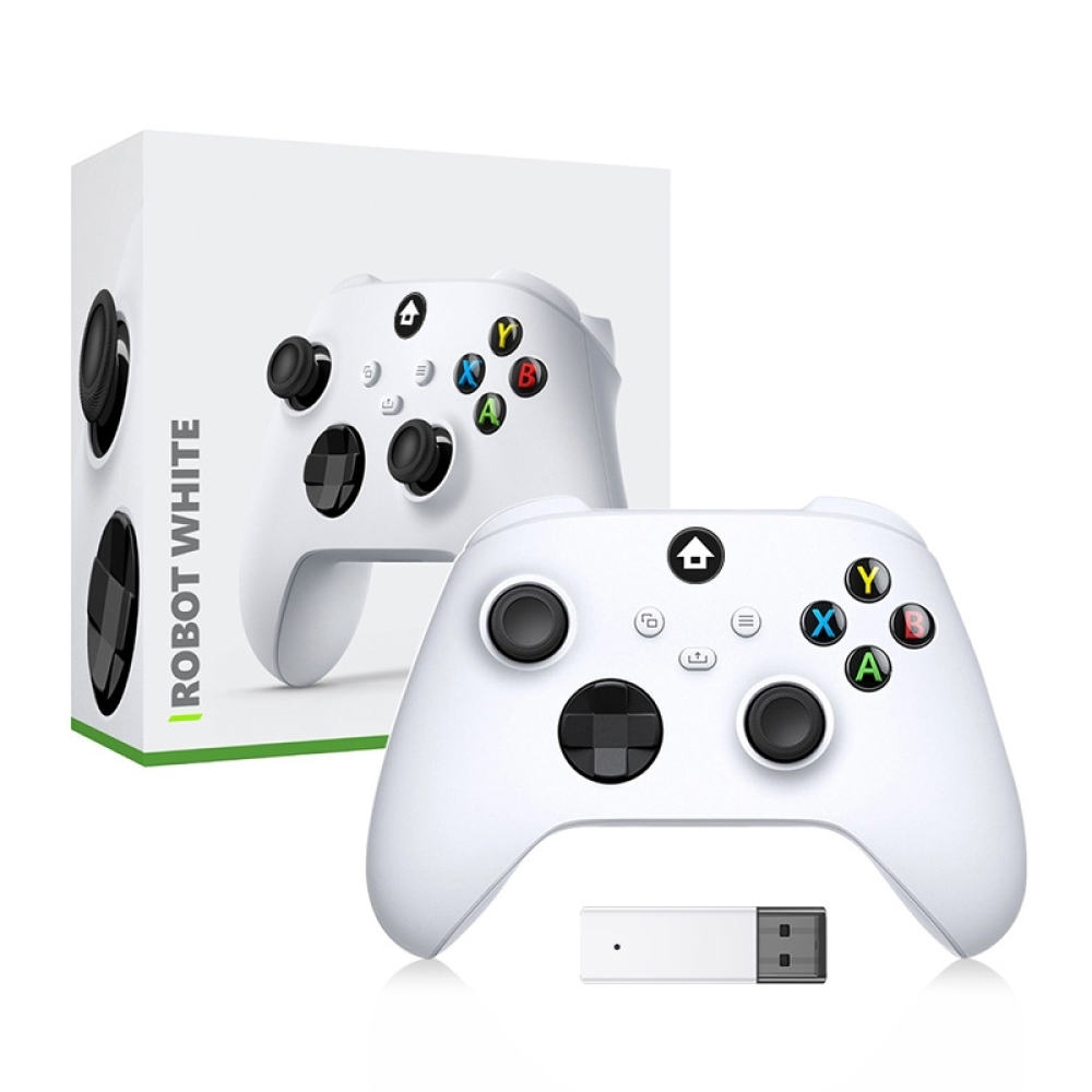 Pc Gaming Xbox Controller - สำหรับคอนโทรลเลอร์เกมพีซีพร้อมตัวรับสัญญาณไร้สาย 2.4G ป้องกันการลื่นไถล จอยเกมสำหรับอุปกรณ์เสริมเกมพีซี