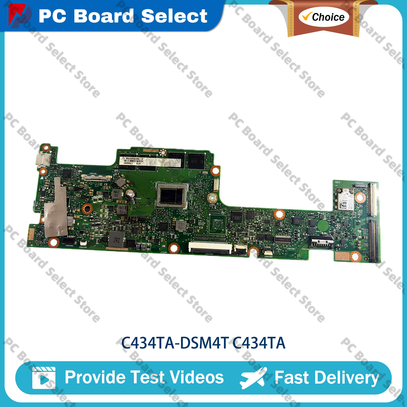 Pc Gaming I5 - C434TA เมนบอร์ดแล็ปท็อปสำหรับเอซุส โครมบุ๊ก C434T C434TA โน้ตบุ๊คเมนบอร์ดพร้อม