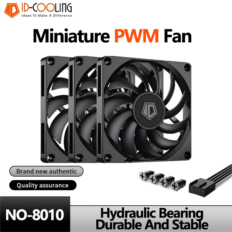 Pc Case Fan - พัดลมเคส ID-COOLING NO-8010-PWM ขนาด 80 มม.