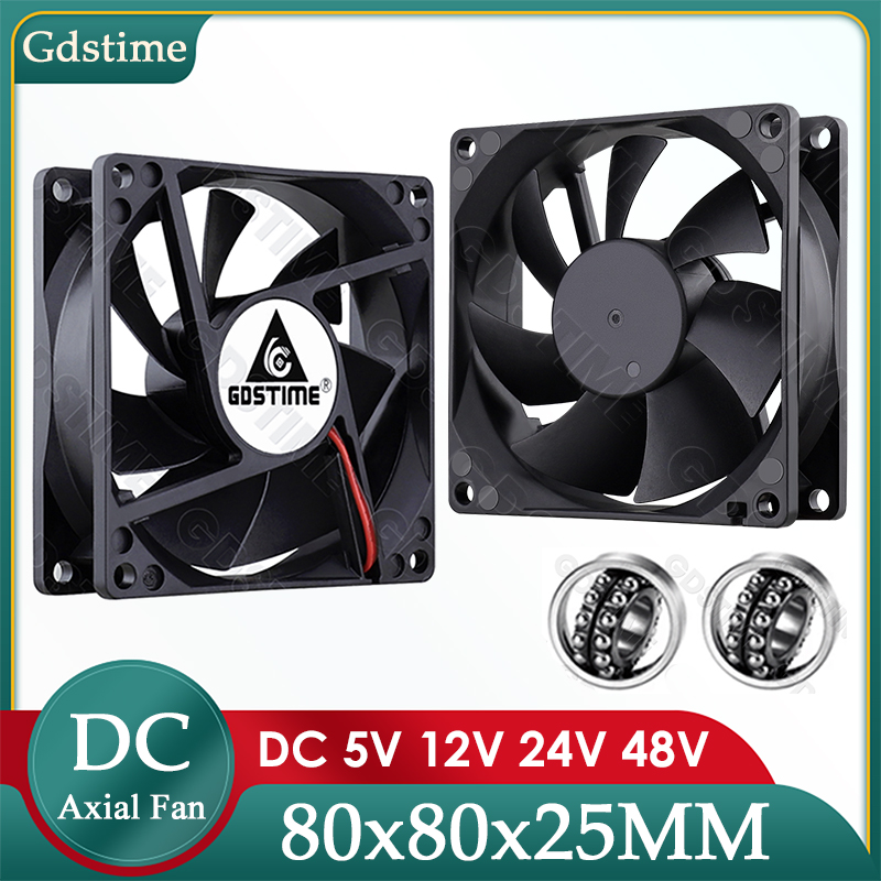 Pc Case Fan - พัดลมระบายความร้อน Gdstime DC 5V 12V 24V