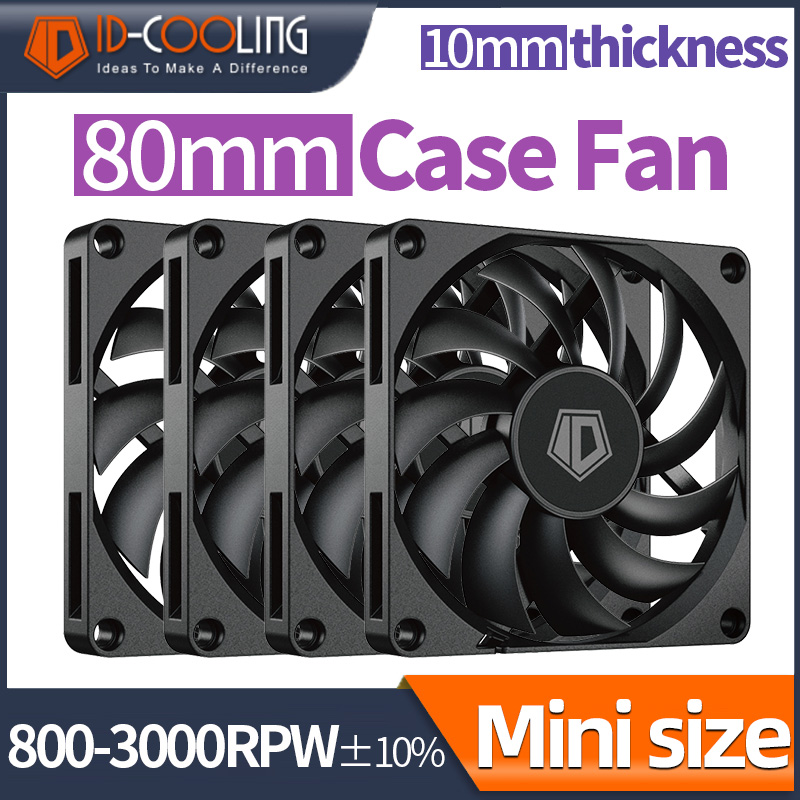 Pc Case Fan - ID-COOLING 80 มม.PWM 800-3000RPM Mini ITX