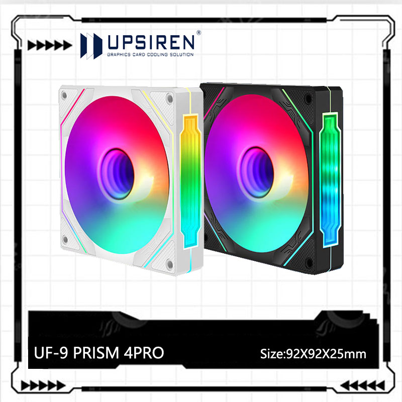 Pc Case Fan - Upsiren UF-9 Prism 4 PRO พัดลมแชสซีคอมพิวเตอร์,