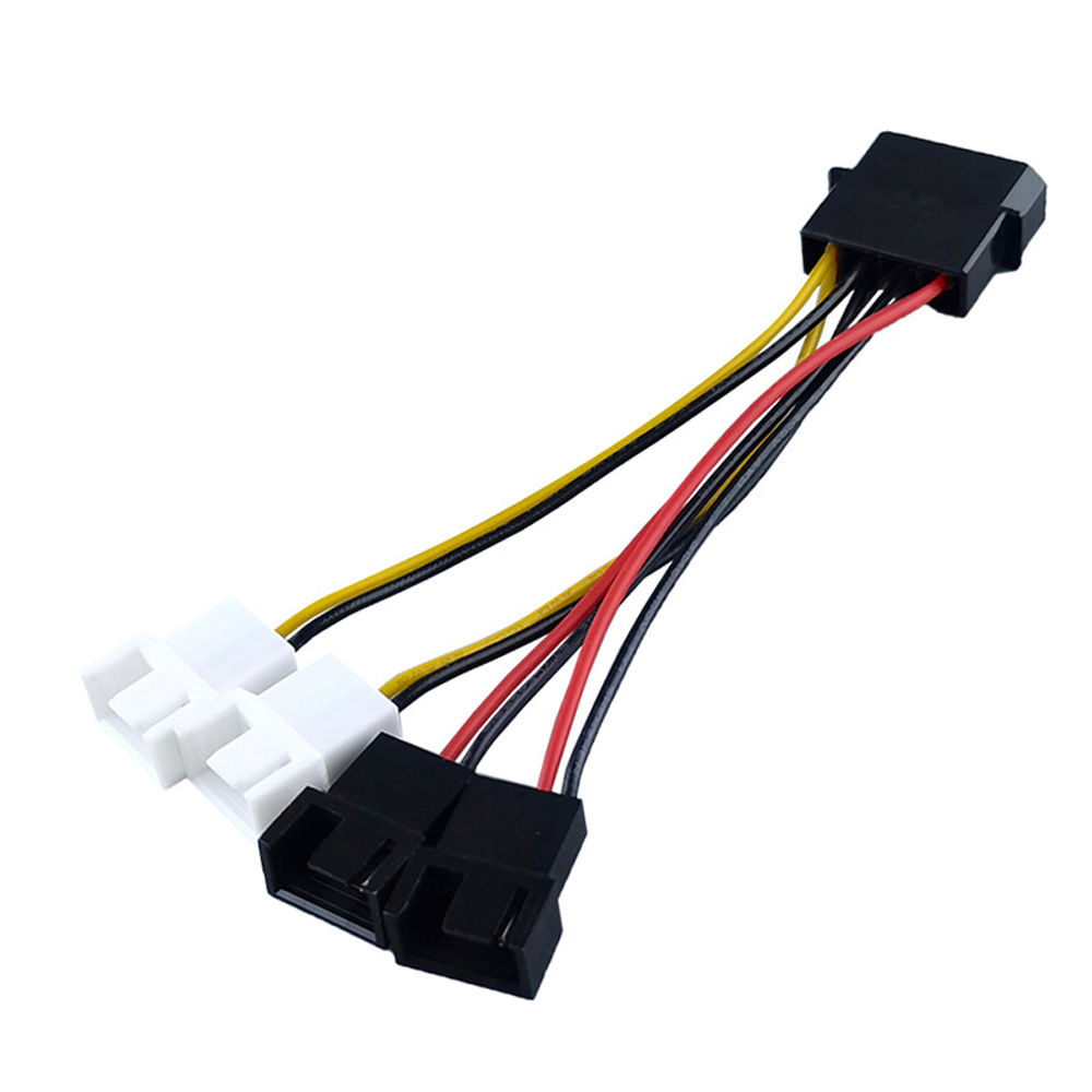 Pc Case Fan - 1Pcs 4-Pin Molex 3-Pin พัดลม Power