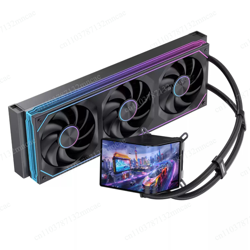 Pc Case Fan - ชุดระบายความร้อนซีพียูแบบน้ำขนาด 360 มม. พร้อมหน้าจอแสดงผลวิดีโอขนาด 6.67 นิ้ว