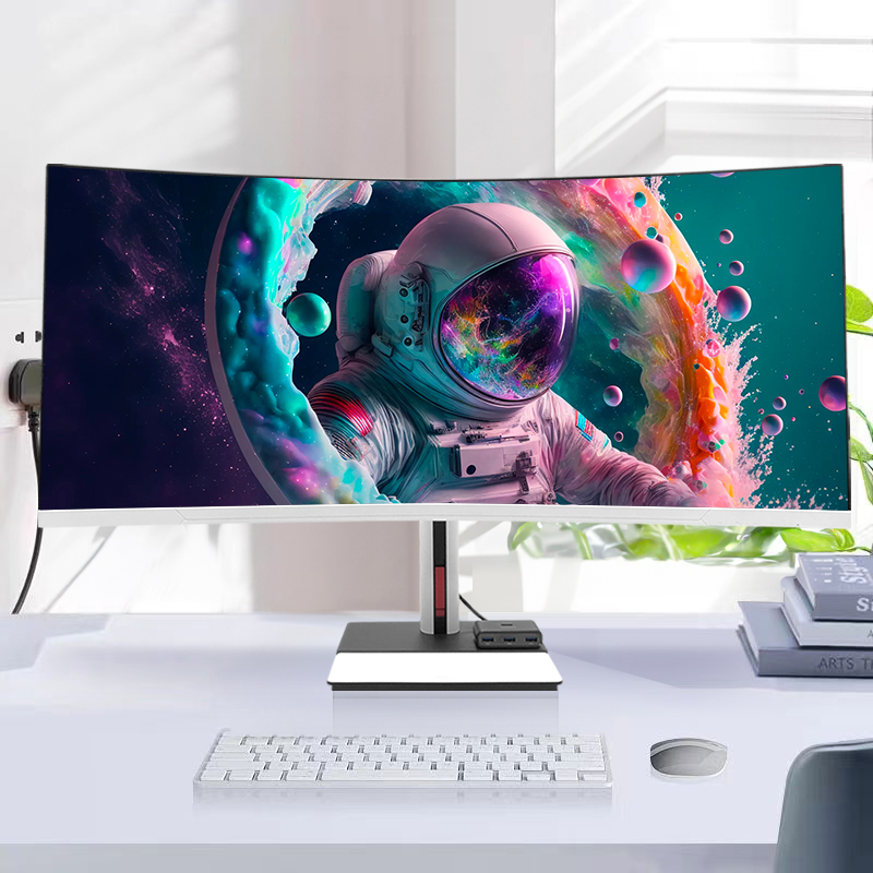 Pc Gaming I5 - คอมพิวเตอร์ตั้งโต๊ะหน้าจอโค้ง 4K ขนาด 34 นิ้ว ออลอินวัน