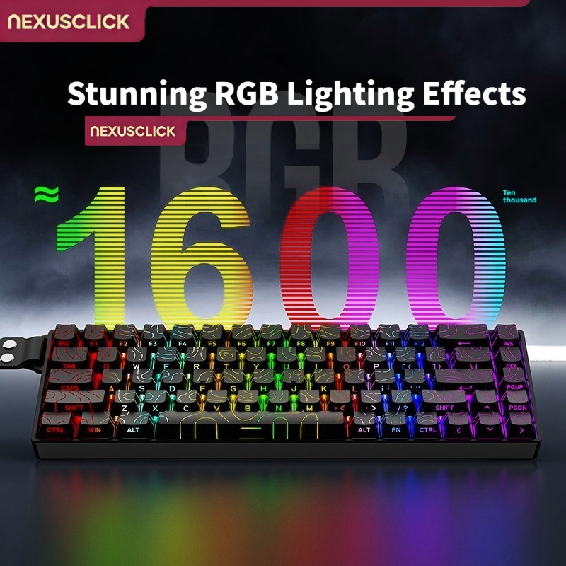 NexusClick iK68 คีย์บอร์ดกลไกข - Anti-Ghosting Keyboard บทวิจารณ์และราคา