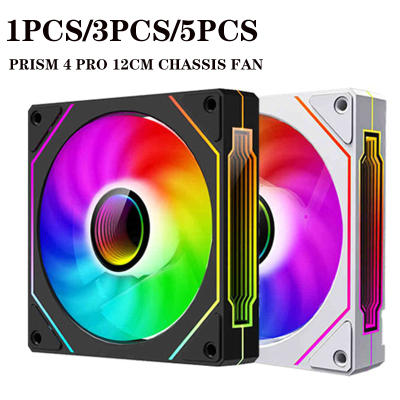 พัดลมเคส PRISM 4 PRO ขนาด 120  - Pc Case Fan บทวิจารณ์และราคา