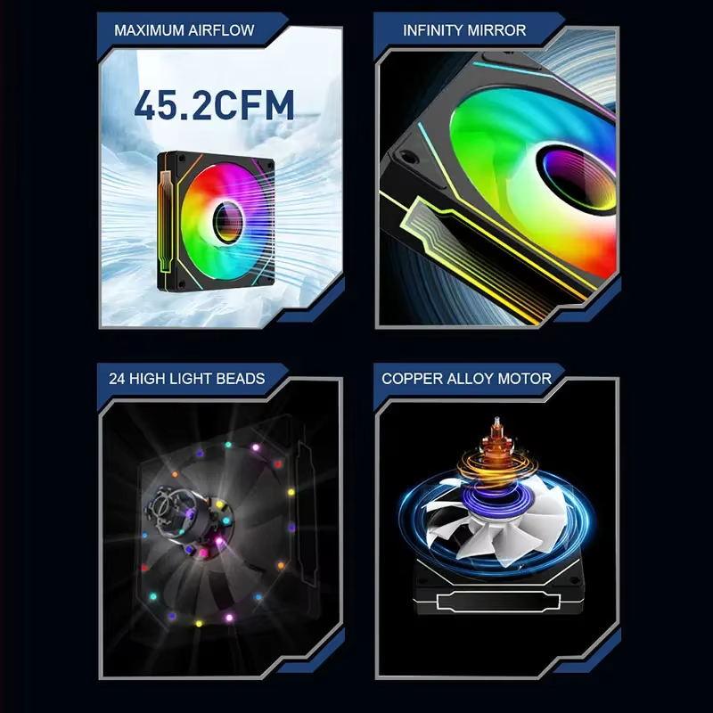 พัดลมเคส PRISM 4 PRO ขนาด 120  - Pc Case Fan บทวิจารณ์และราคา