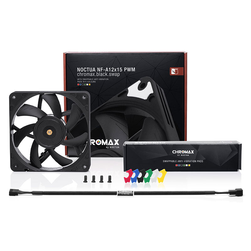 Noctua NF-A12x15 PWM chromax.  - Pc Case Fan บทวิจารณ์และราคา