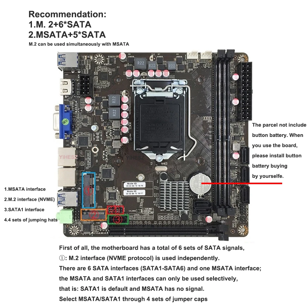 B365 มินิ-ITX เมนบอร์ด LGA 115 - Pc Gaming Intel Core I7 บทวิจารณ์และราคา
