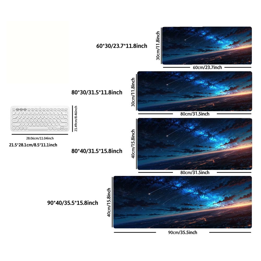 แผ่นรองเมาส์ขนาดใหญ่ ลายพระอาท - Pc Gaming Cloud บทวิจารณ์และราคา