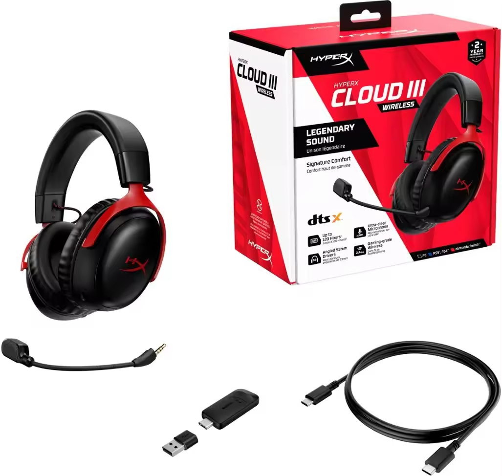 หูฟังเกมมิ่งไร้สาย HyperX Clou - Pc Gaming Cloud บทวิจารณ์และราคา