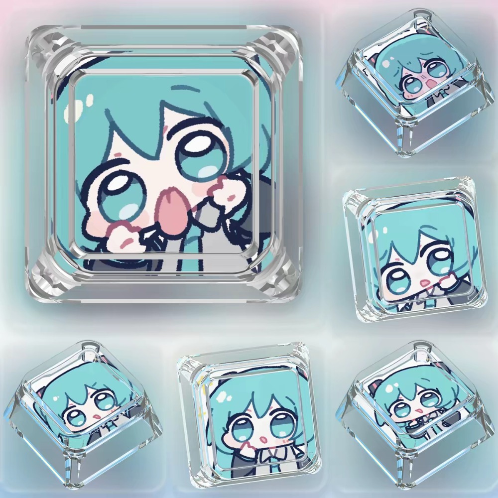 คีย์แคปการ์ตูนฮัตสึเนะ มิคุ รุ - Pc Gaming Hatsune Miku บทวิจารณ์และราคา