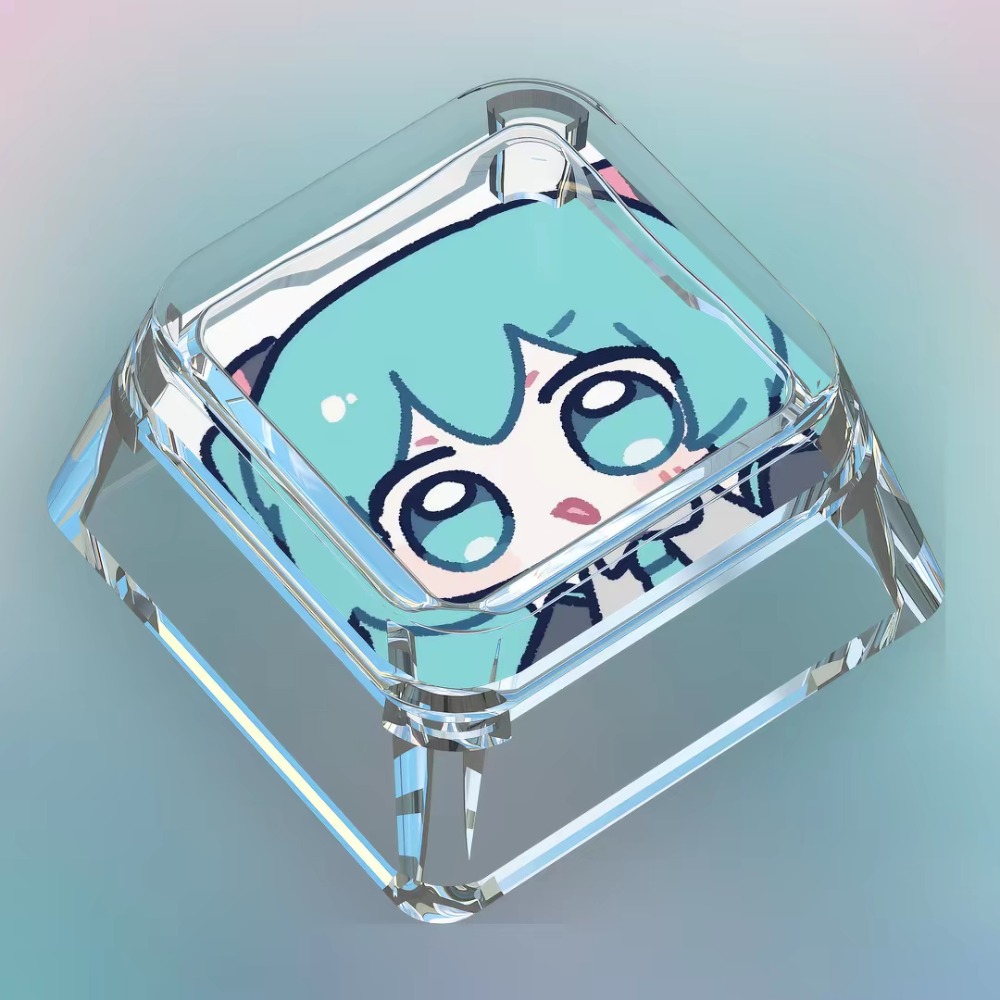 คีย์แคปการ์ตูนฮัตสึเนะ มิคุ รุ - Pc Gaming Hatsune Miku บทวิจารณ์และราคา