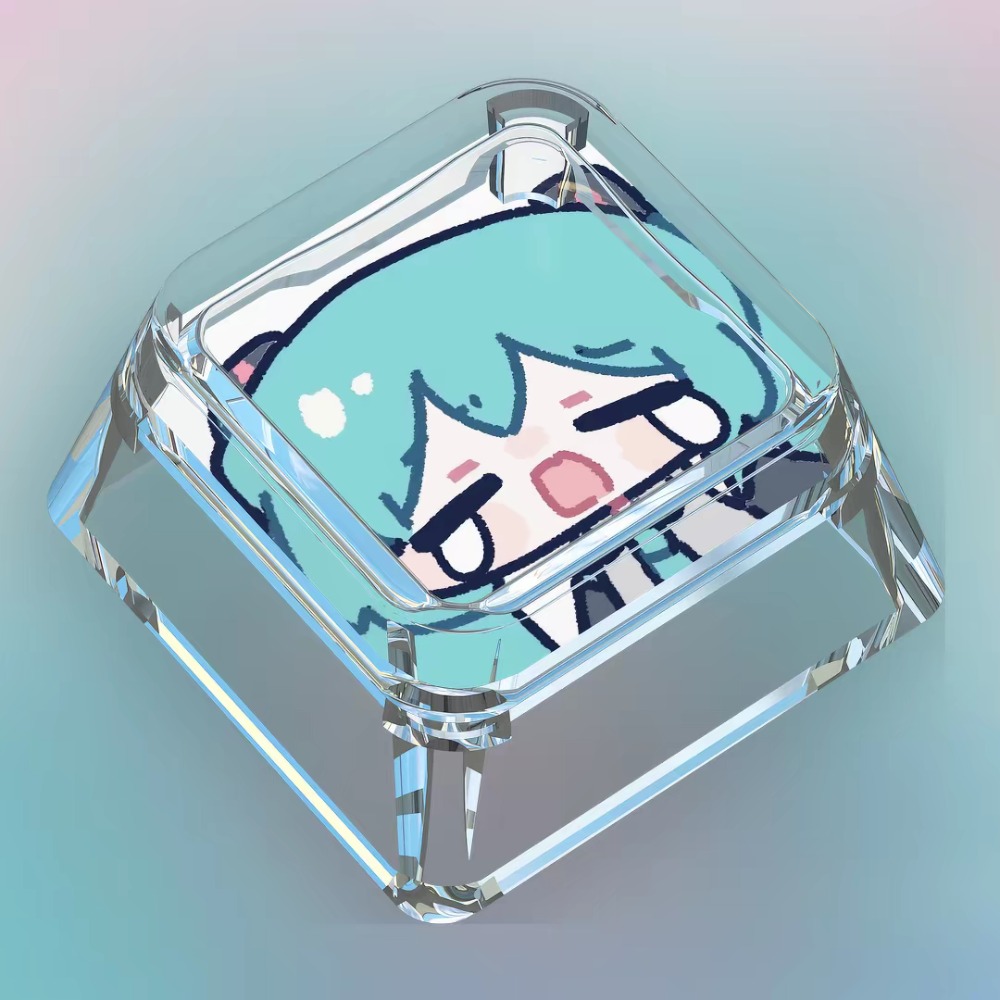 คีย์แคปการ์ตูนฮัตสึเนะ มิคุ รุ - Pc Gaming Hatsune Miku บทวิจารณ์และราคา