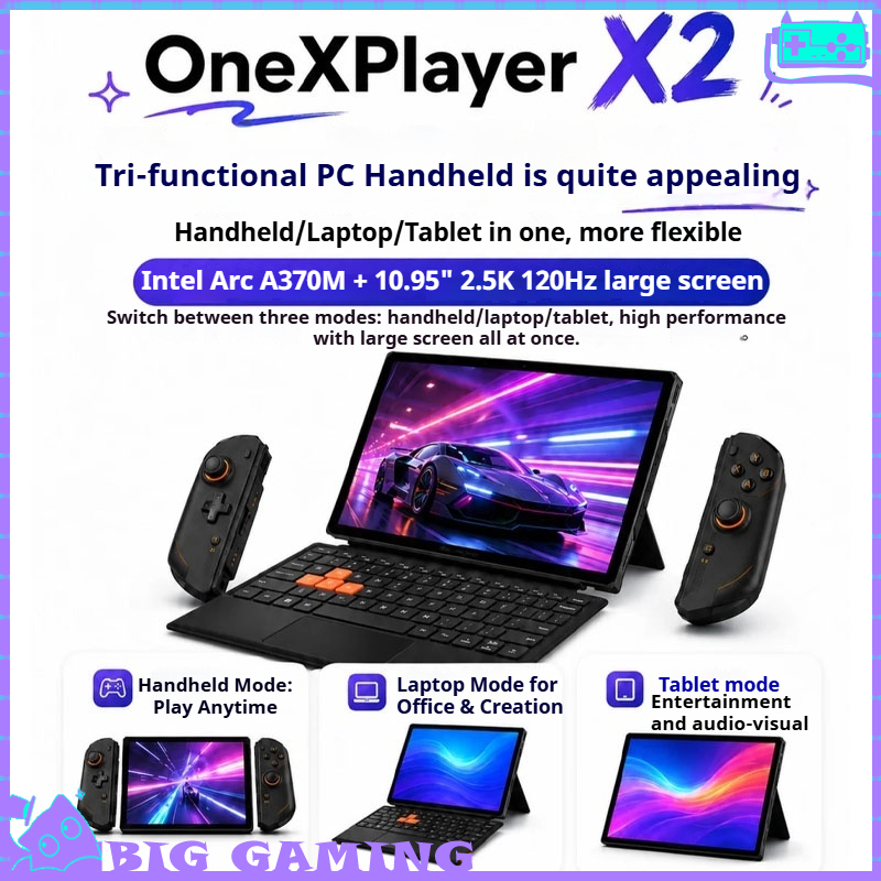 OneXPlayer X2 เครื่องเล่นเกมพก - Pc Gaming Xbox Controller บทวิจารณ์และราคา