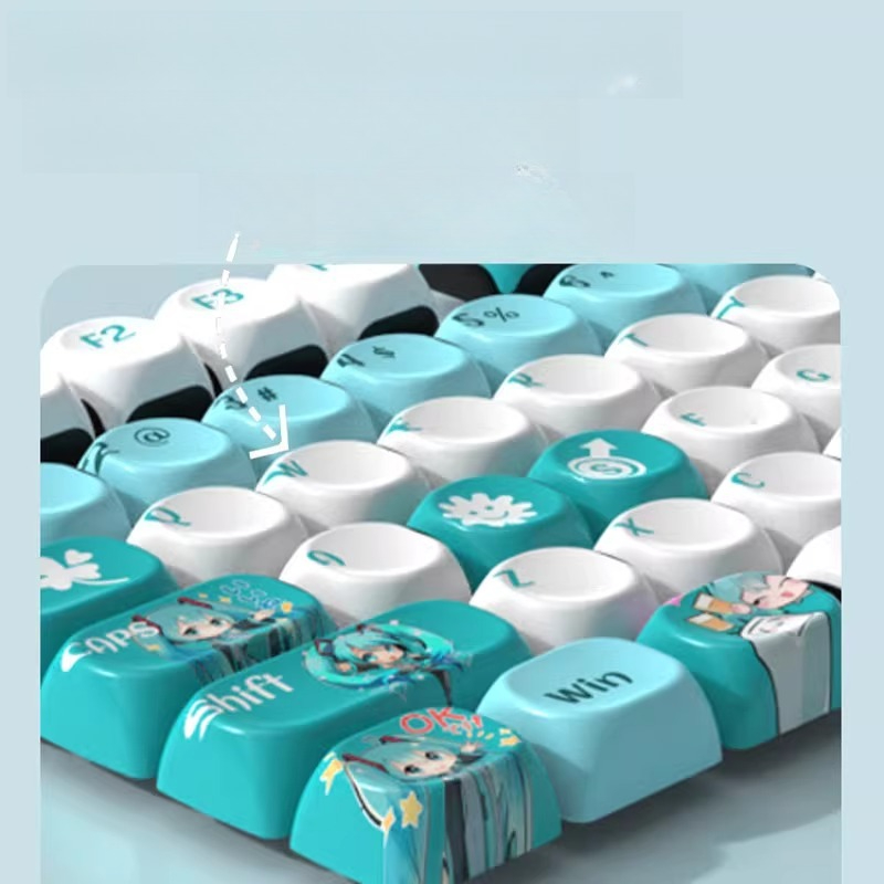 คีย์แคปอะนิเมะลายคาวาอี้ ฮัตสึ - Pc Gaming Hatsune Miku บทวิจารณ์และราคา